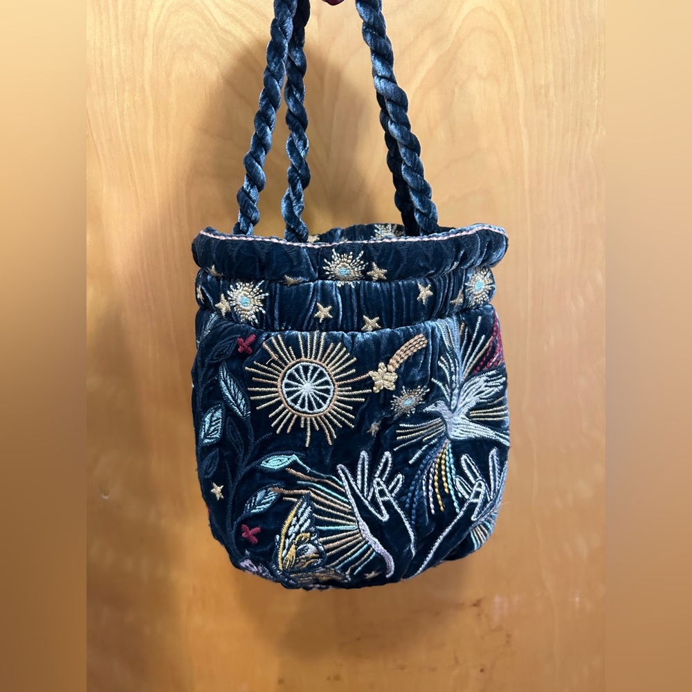 Johnny Was Velvet Pouch